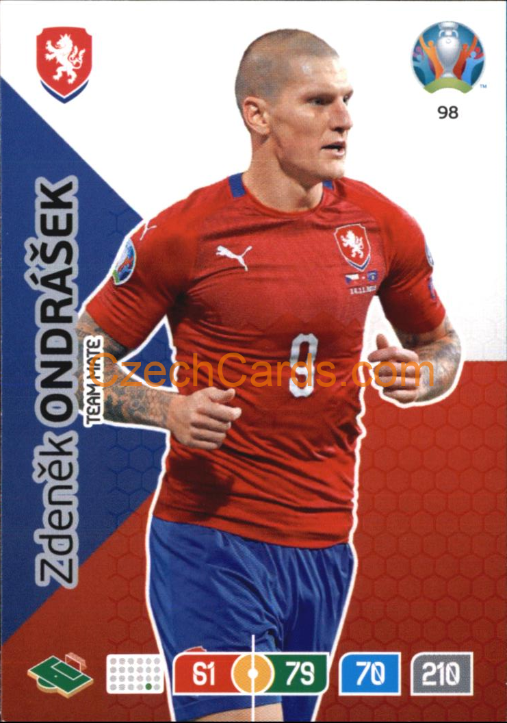 Zdeněk Ondrášek Panini Adrenalyn EURO 2020 #98