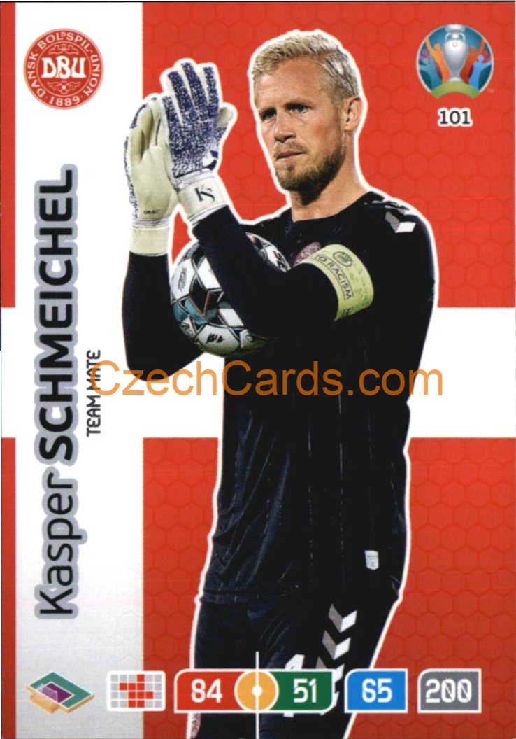 Kasper Schmeichel Panini Adrenalyn EURO 2020 #101