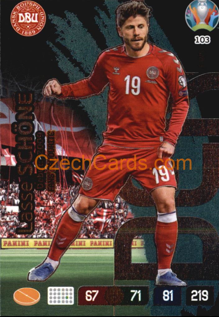 Lasse Schöne Panini Adrenalyn EURO 2020 Fans #103