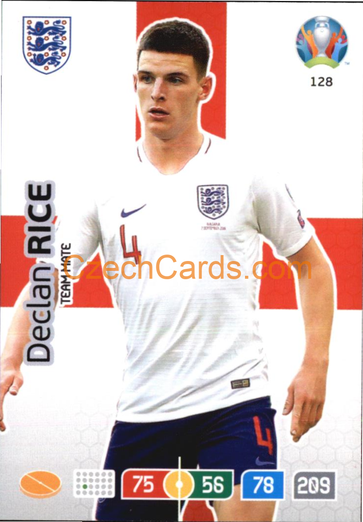 Declan Rice Panini Adrenalyn EURO 2020 #128