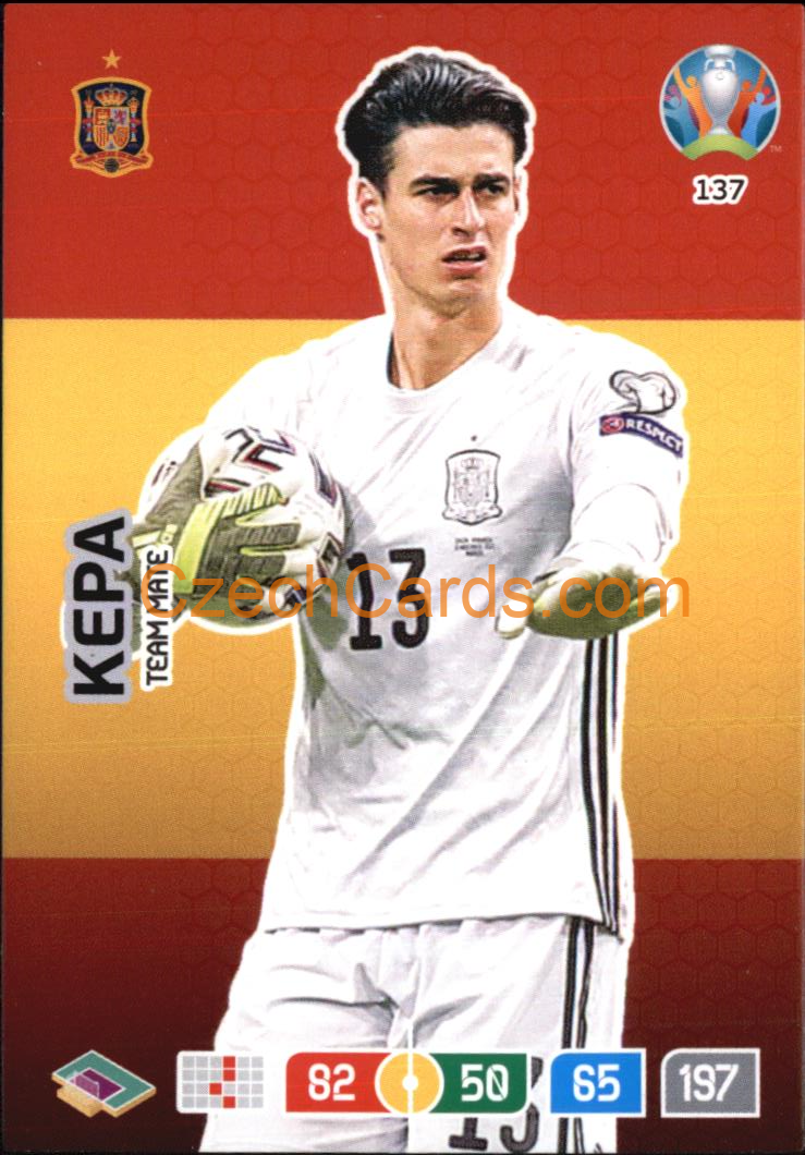 Kepa Arrizabalaga Panini Adrenalyn EURO 2020 #137