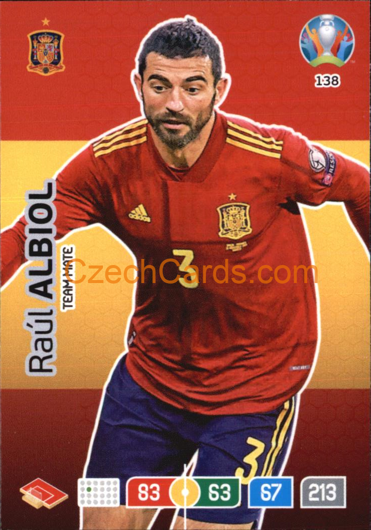 Raúl Albiol Panini Adrenalyn EURO 2020 #138