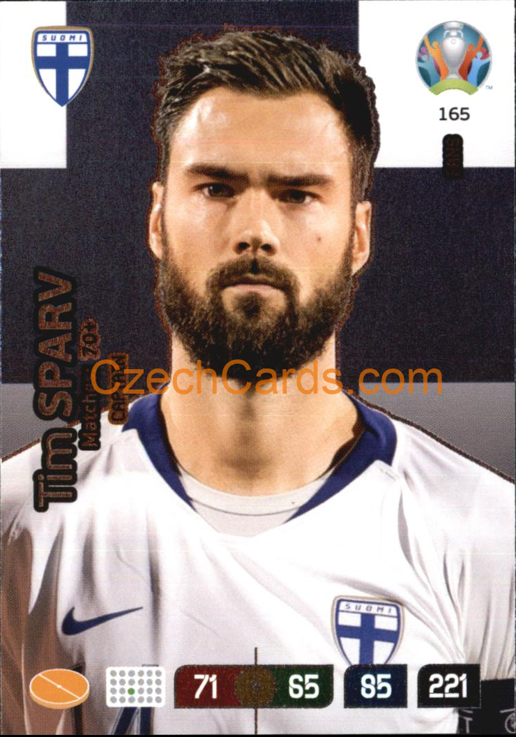 Tim Sparv Adrenalyn EURO 2020 Captain #165