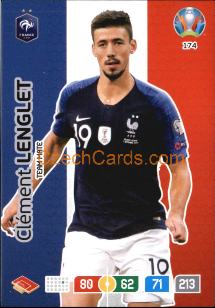 Clément Lenglet Adrenalyn EURO 2020 #174