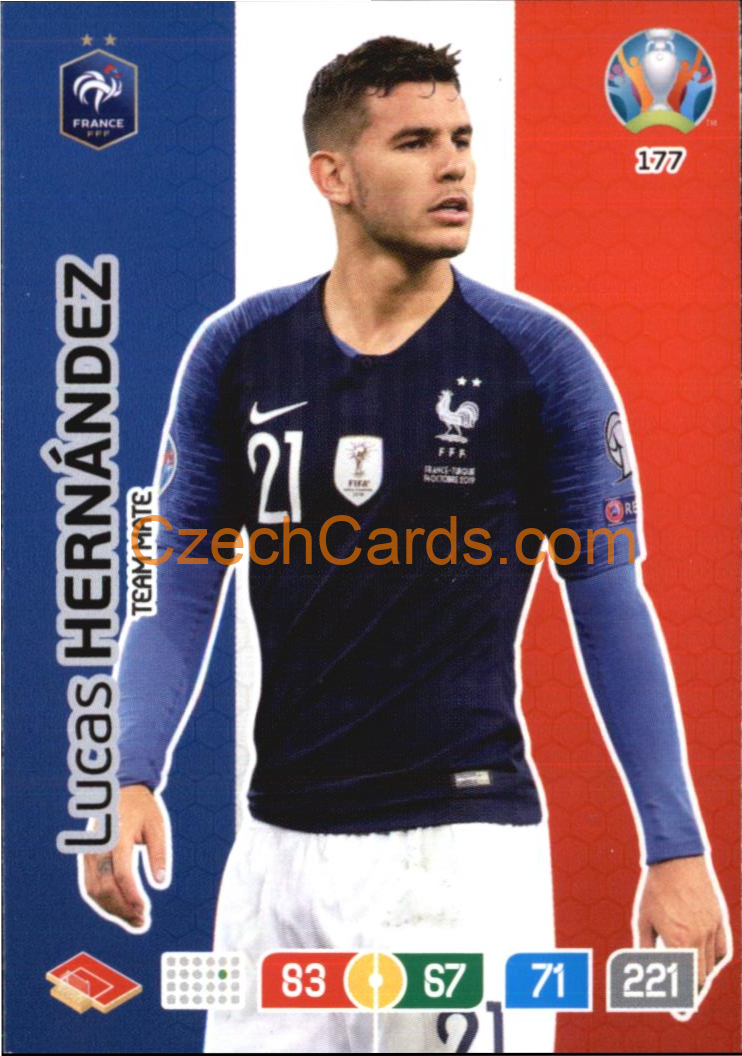 Lucas Hernández Adrenalyn EURO 2020 #177