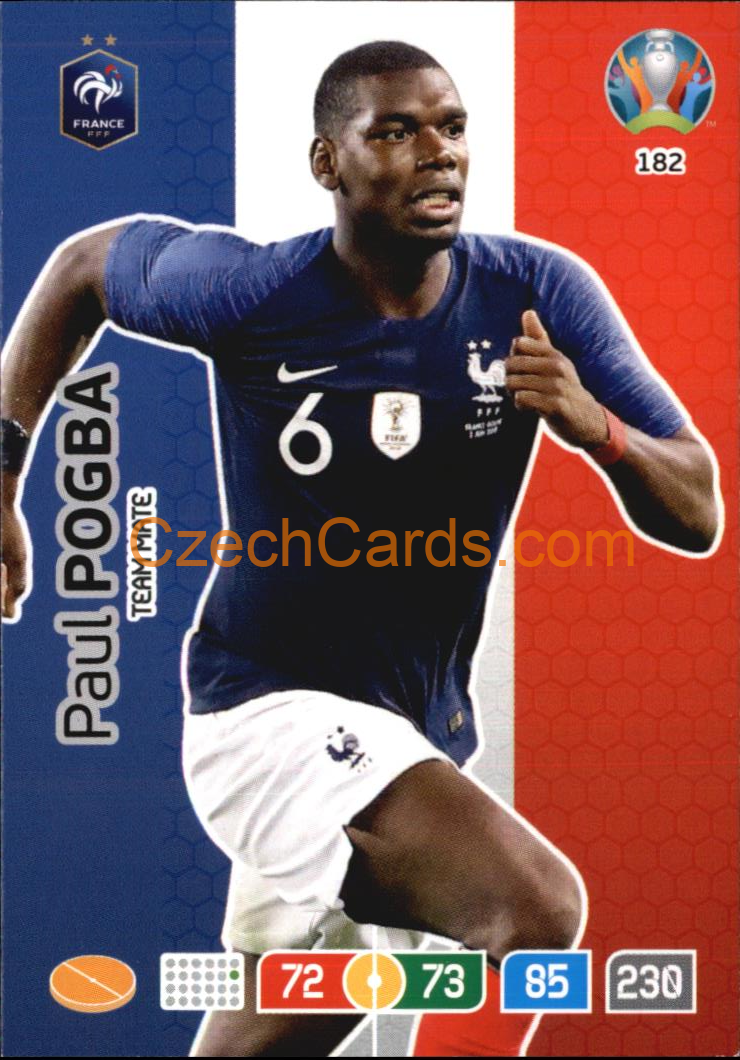 Paul Pogba Adrenalyn EURO 2020 #182