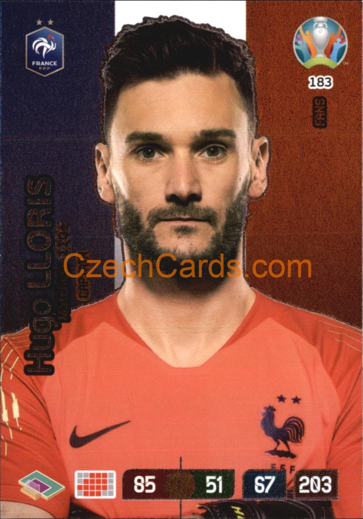 Hugo Lloris Adrenalyn EURO 2020 Captain #183