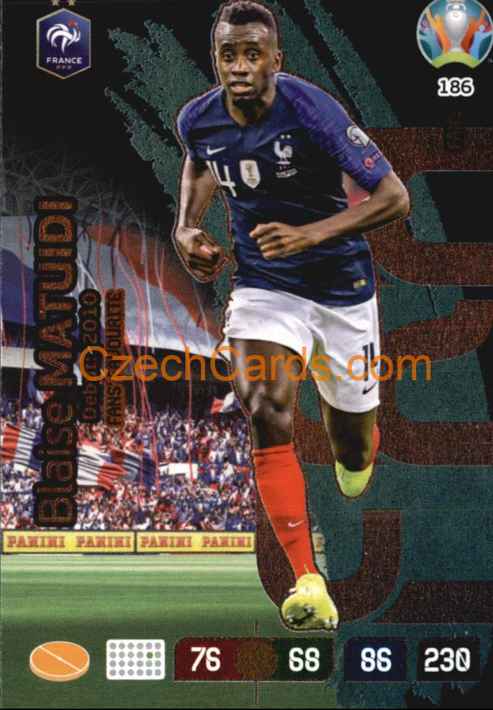 Blaise Matuidi Adrenalyn EURO 2020 Fans #186