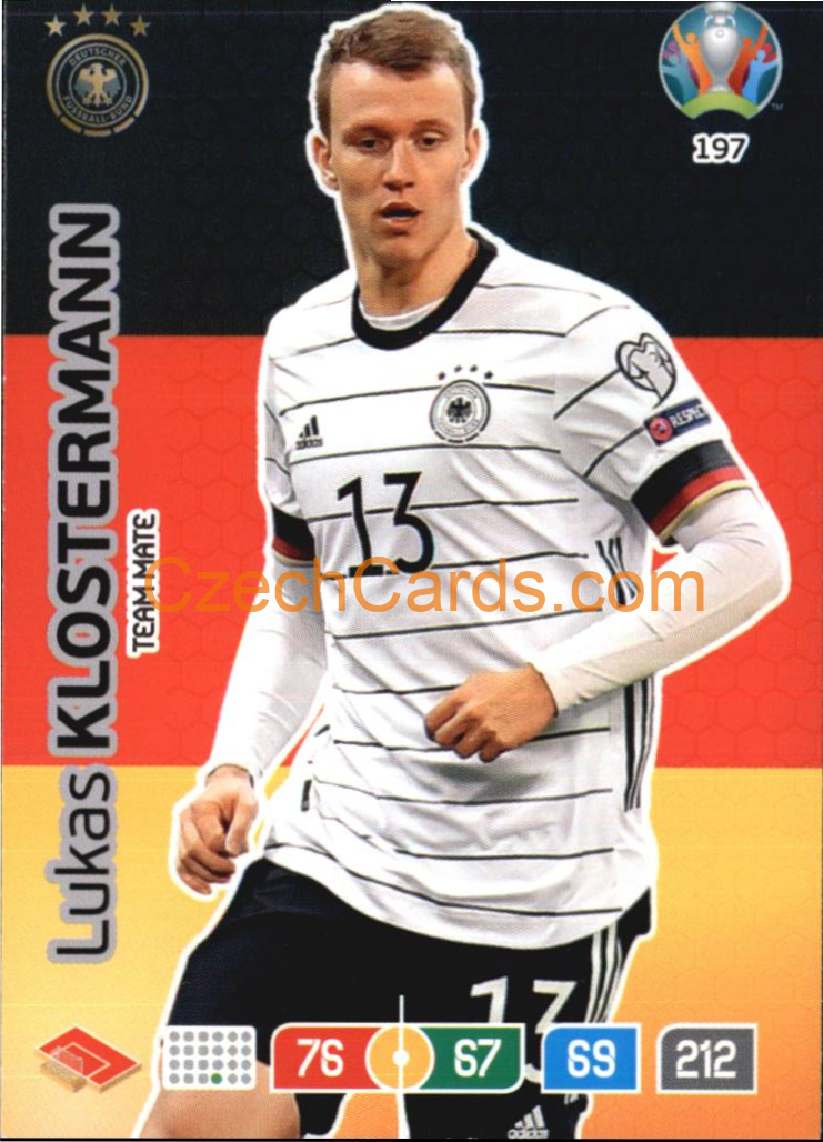 Lukas Klostermann Adrenalyn EURO 2020 #197