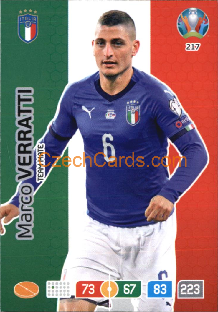 Marco Verratti Adrenalyn EURO 2020 #217