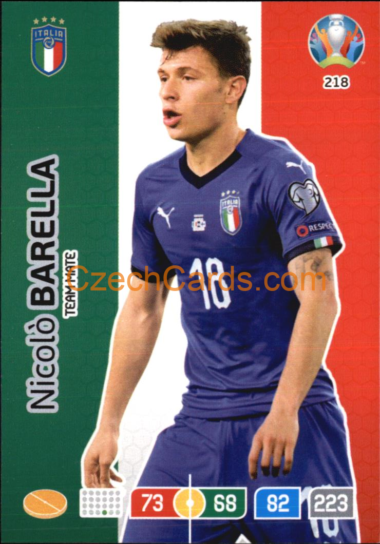 Nicolò Barella Adrenalyn EURO 2020 #218