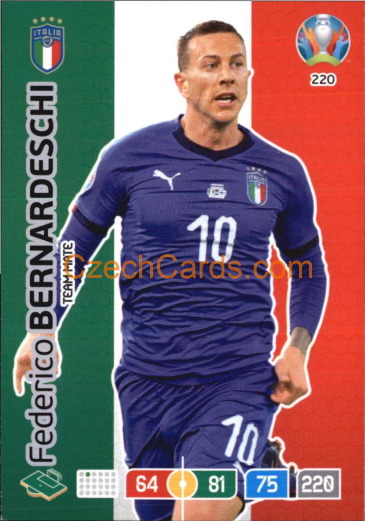 Federico Bernardeschi Adrenalyn EURO 2020 #220