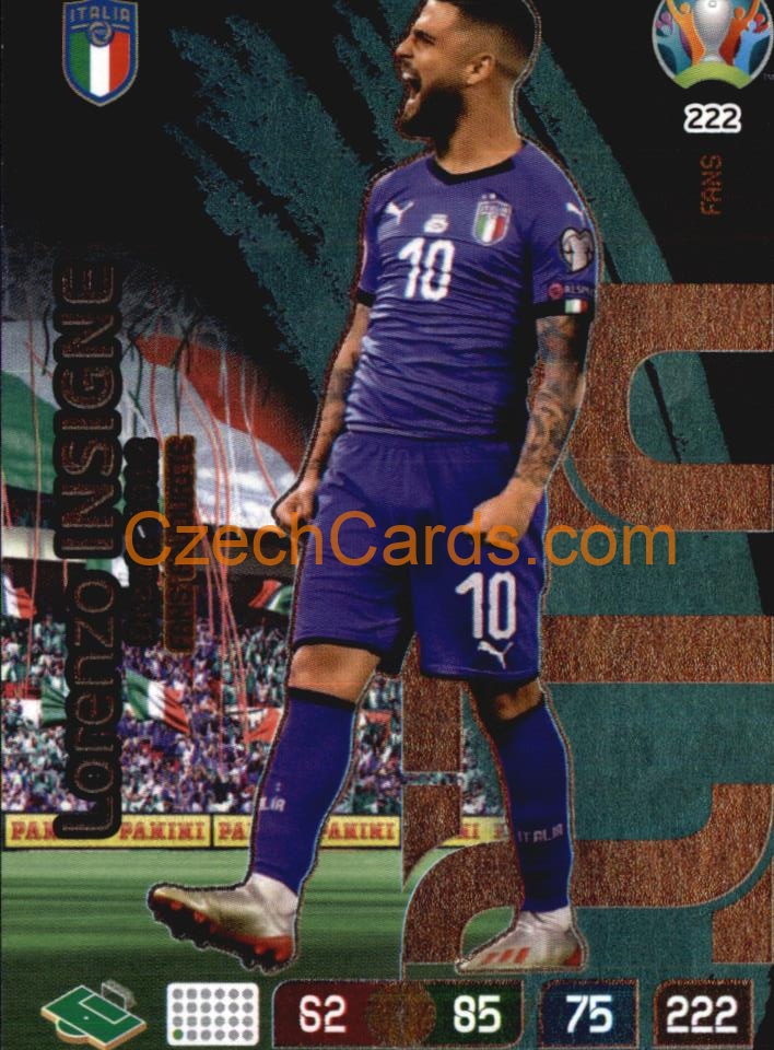Lorenzo Insigne Adrenalyn EURO 2020 Fans #222