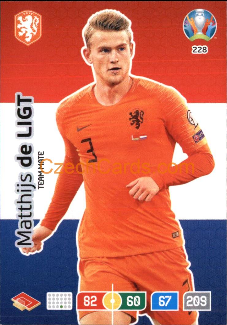 Matthijs de Ligt Adrenalyn EURO 2020 #228