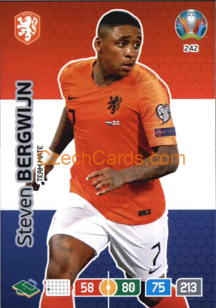 Steven Bergwijn Adrenalyn EURO 2020 #242
