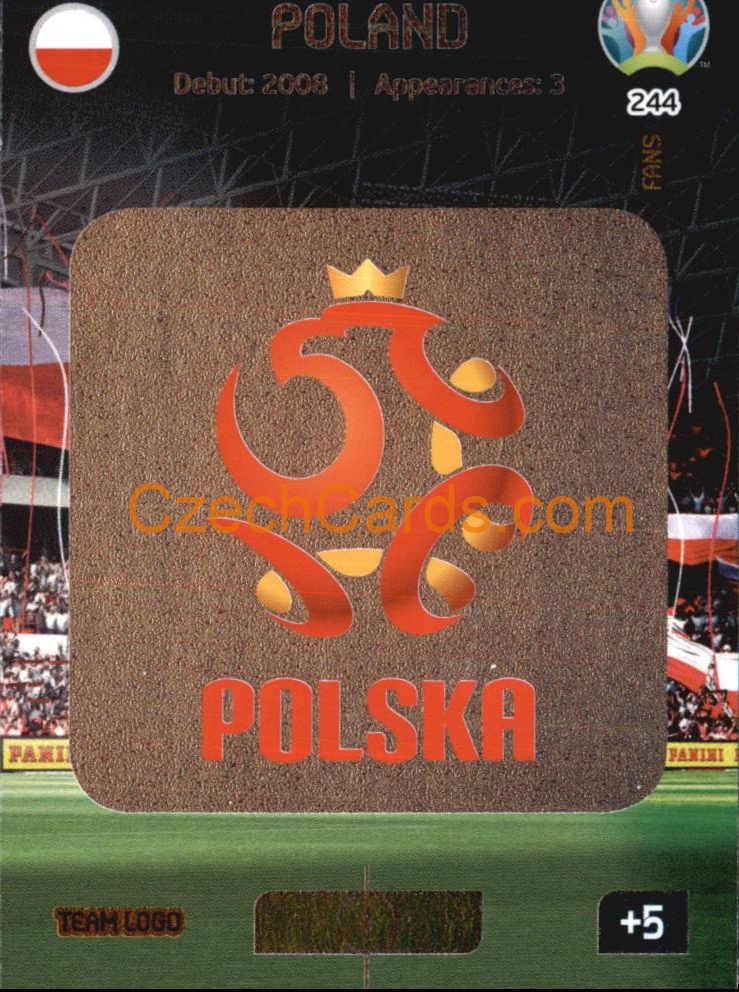Team Logo Poland Adrenalyn EURO 2020 #244