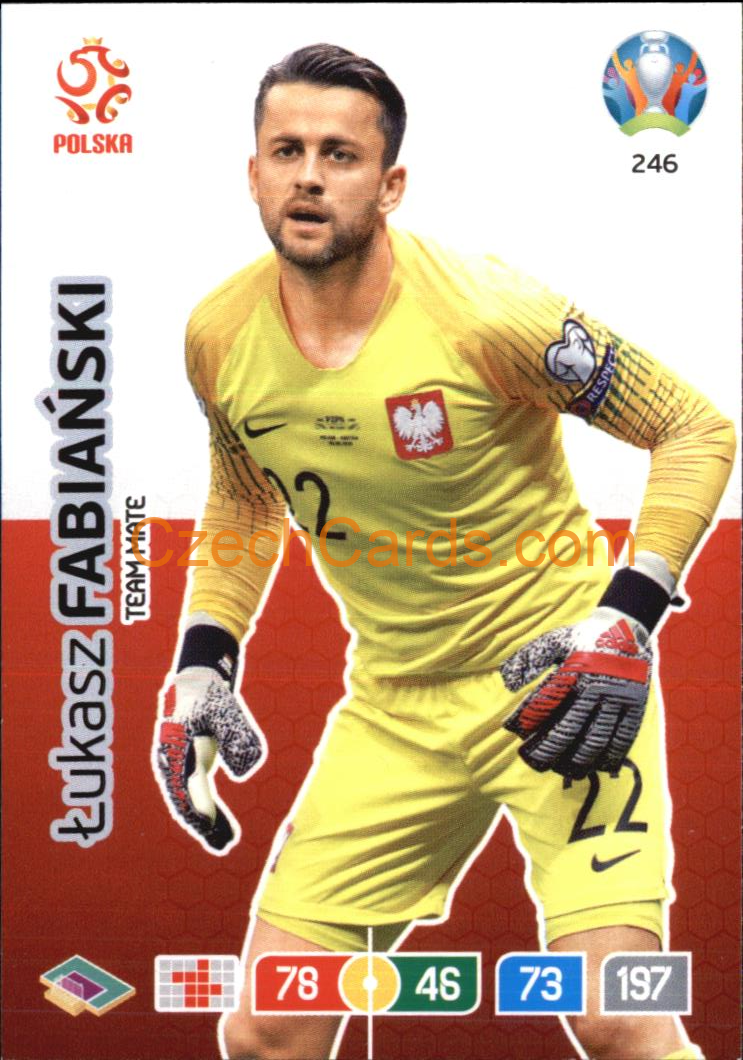 Lukasz Fabiański Adrenalyn EURO 2020 #246