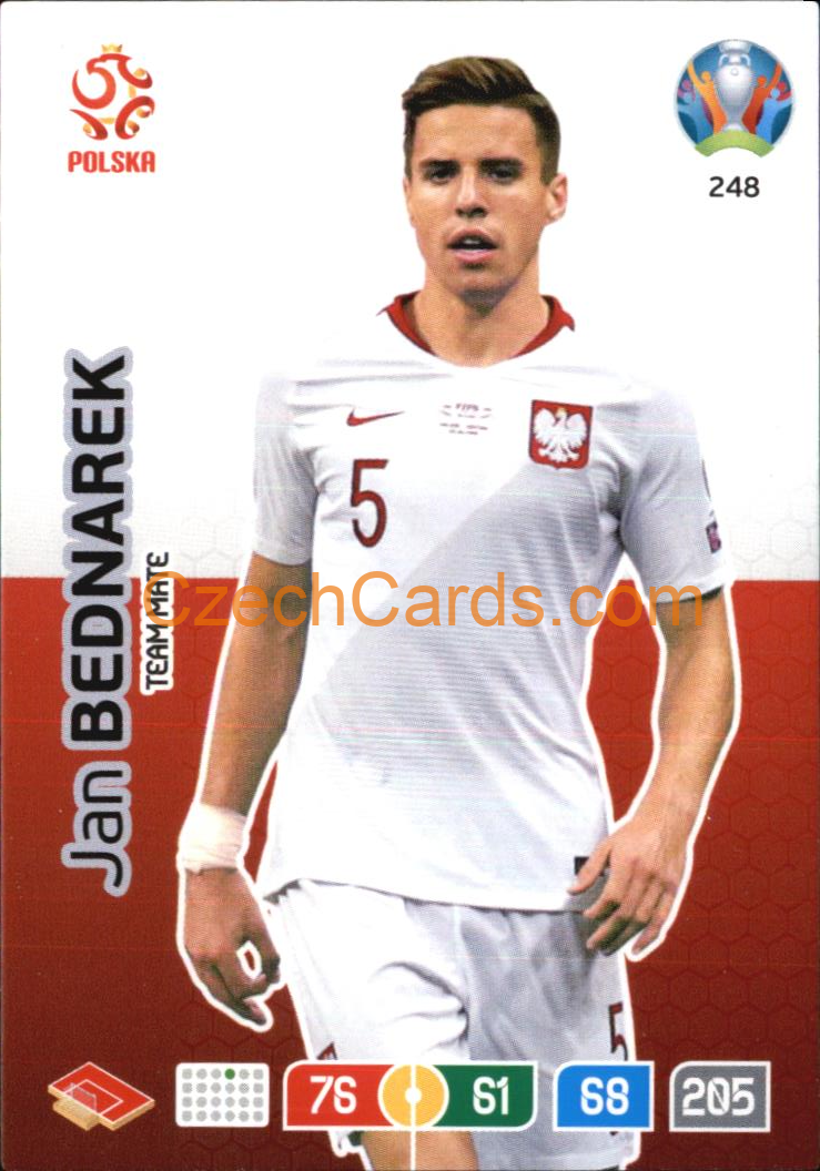 Jan Bednarek Adrenalyn EURO 2020 #248