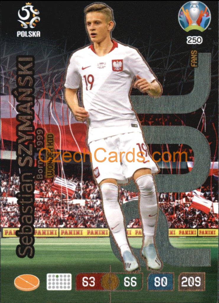 Sebastian Szymański Adrenalyn EURO 2020 Wonderkid #250