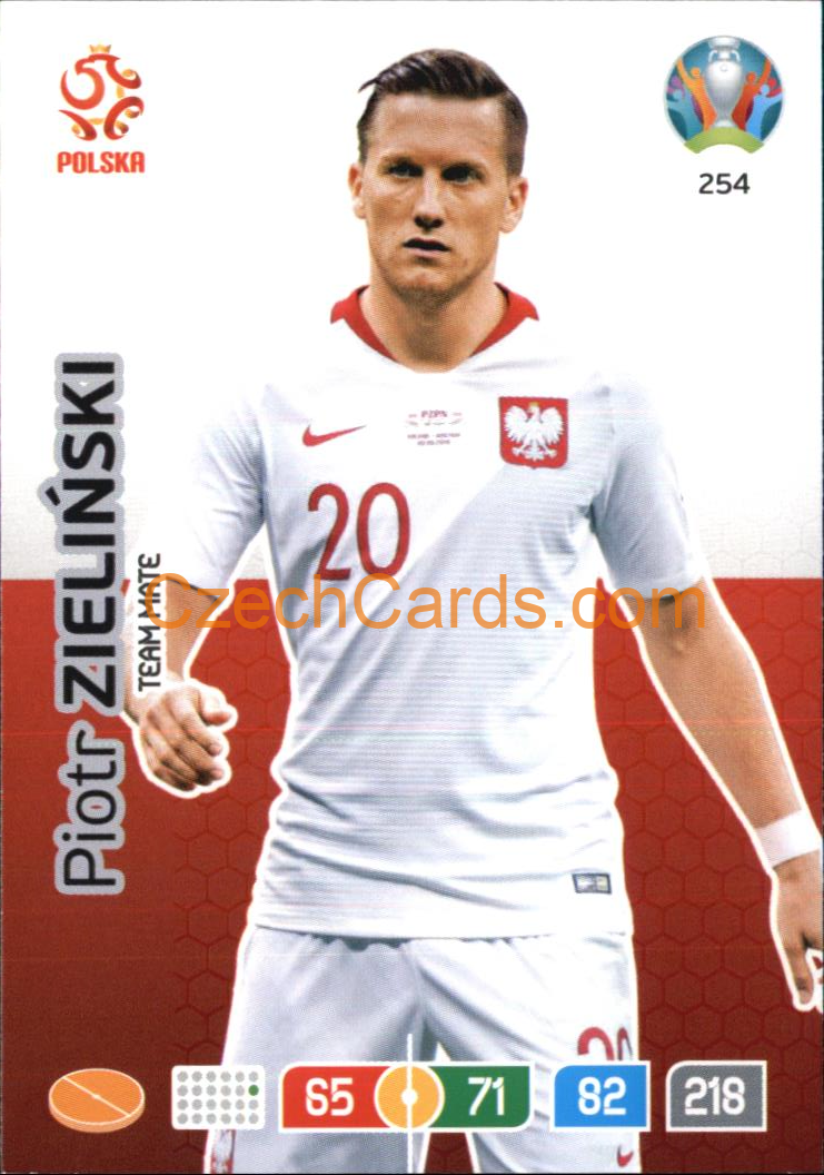 Piotr Zieliński Adrenalyn EURO 2020 #254