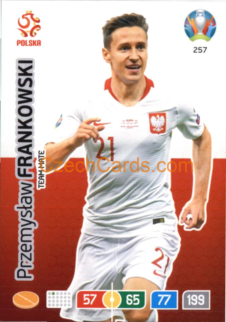Przemysław Frankowski Adrenalyn EURO 2020 #257