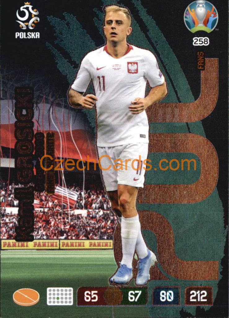 Kamil Grosicki Adrenalyn EURO 2020 Fans #258