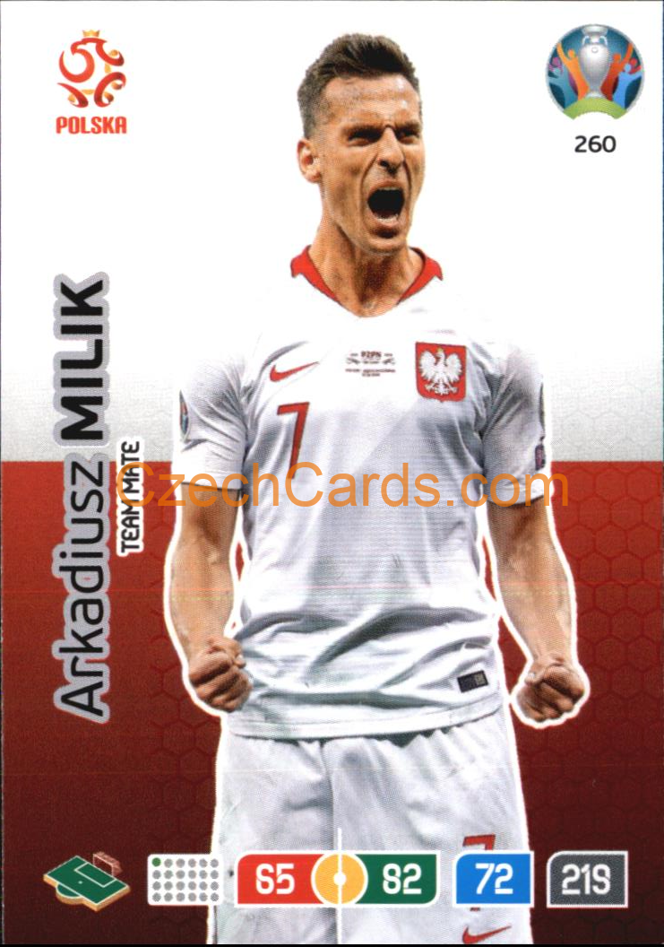 Arkadiusz Milik Adrenalyn EURO 2020 #260