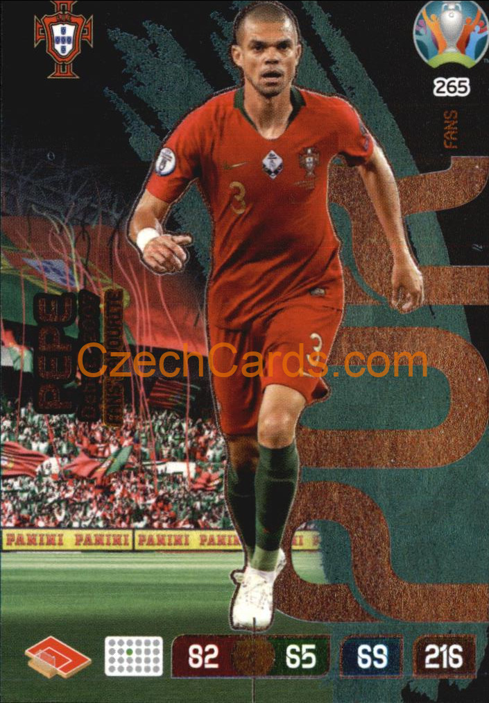 Pepe Adrenalyn EURO 2020 Fans #265