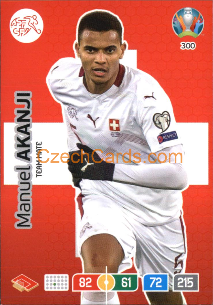 Manuel Akanji Adrenalyn EURO 2020 #300
