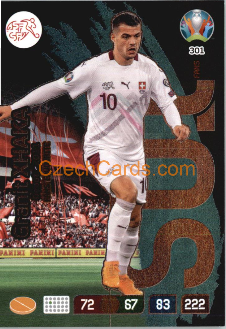 Granit Xhaka Adrenalyn EURO 2020 Fans #301