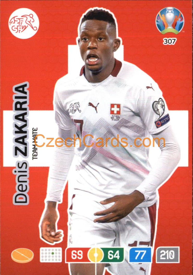 Denis Zakaria Adrenalyn EURO 2020 #307