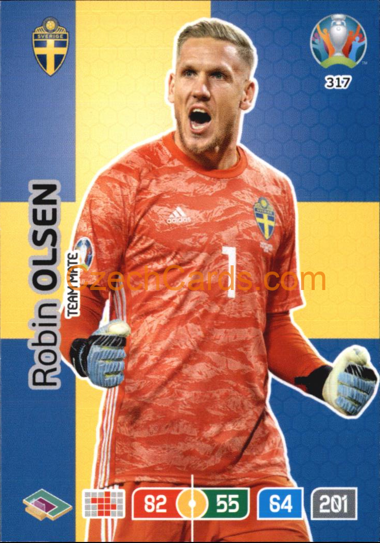 Robin Olsen Adrenalyn EURO 2020 #317