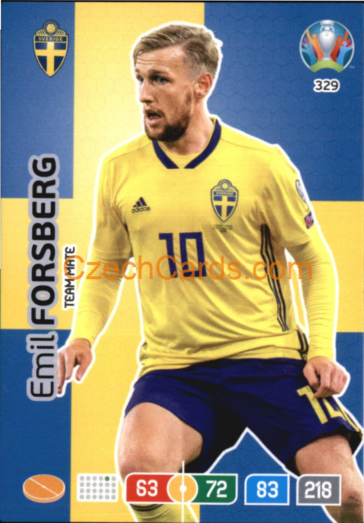 Emil Forsberg Adrenalyn EURO 2020 #329