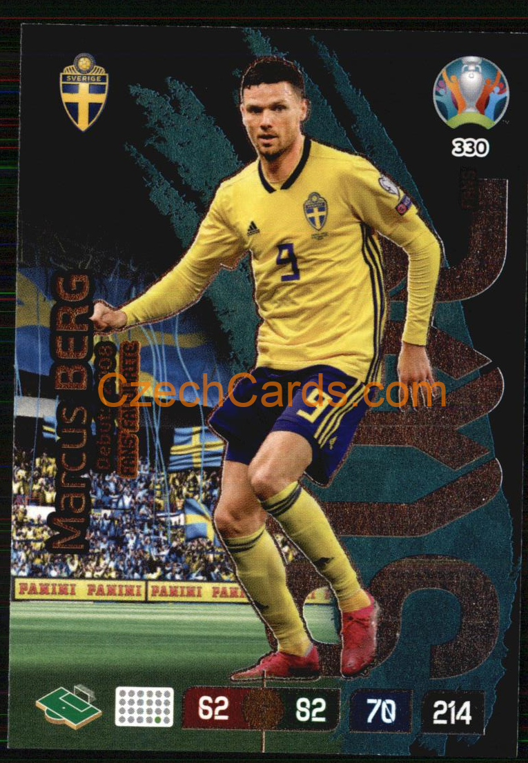 Marcus Berg Adrenalyn EURO 2020 Fans #330