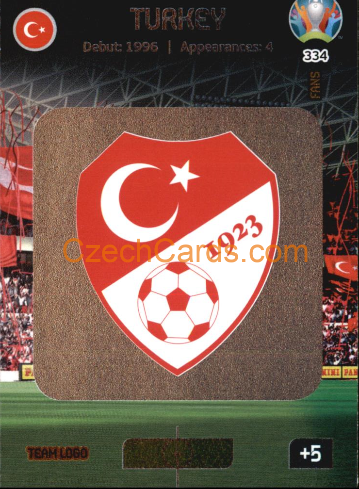 Team Logo Turkey Adrenalyn EURO 2020 #334