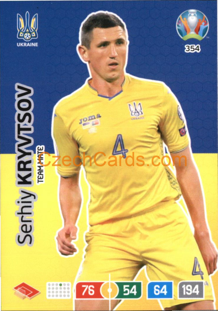 Serhiy Kryvtsov Adrenalyn EURO 2020 #354
