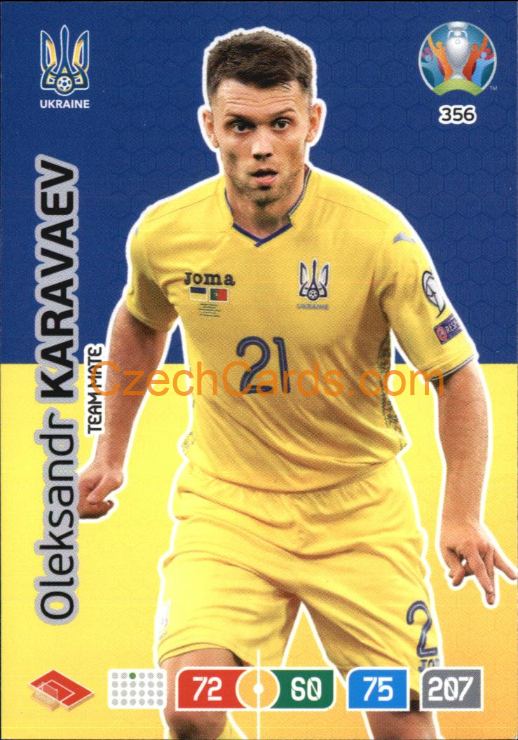 Oleksandr Karavaev Adrenalyn EURO 2020 #356