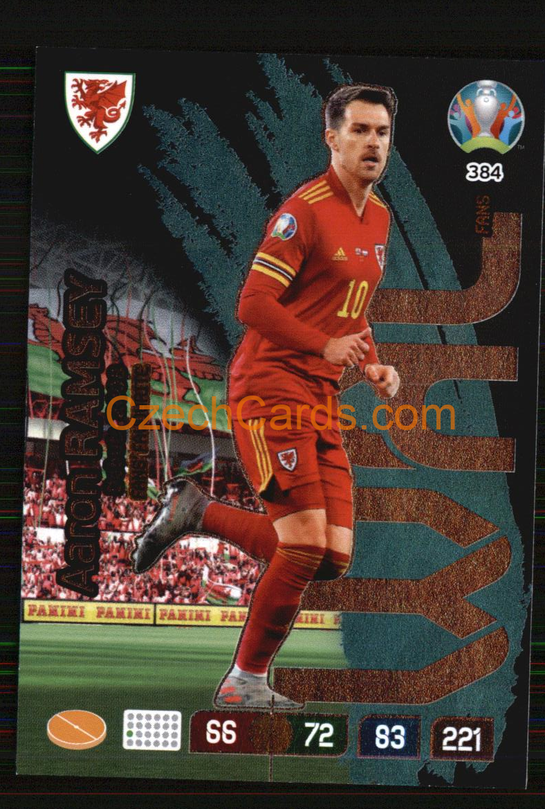 Aaron Ramsey Adrenalyn EURO 2020 Fans #384