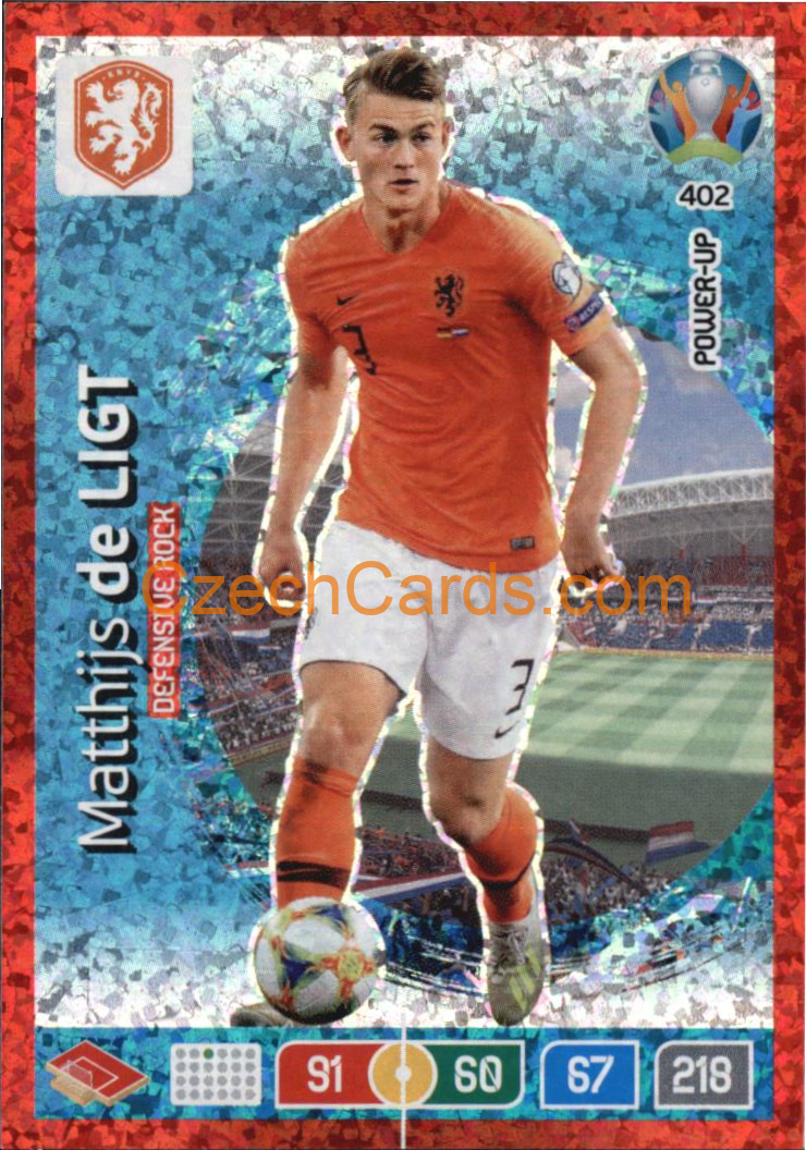 Matthijs de Ligt Adrenalyn EURO 2020 Defensive Rock #402