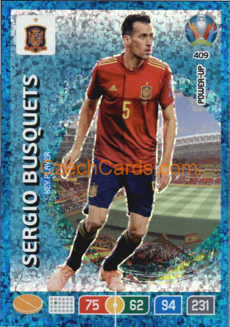 Sergio Busquets Adrenalyn EURO 2020 Key Player #409