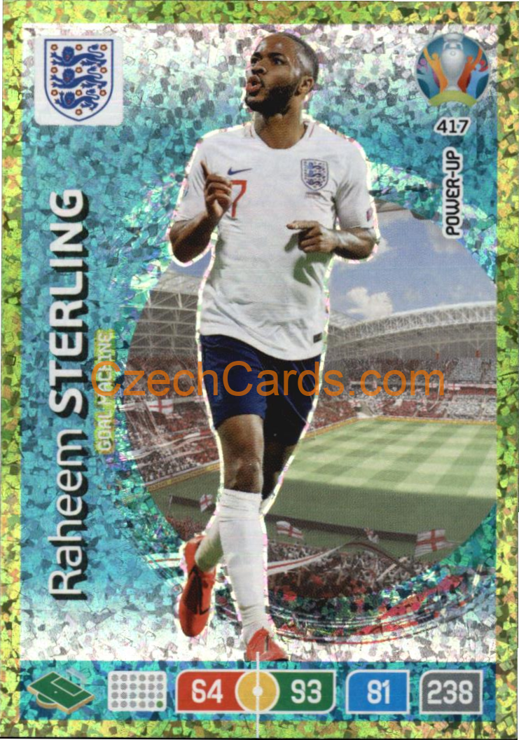 Raheem Sterling Adrenalyn EURO 2020 Goal Machine #417