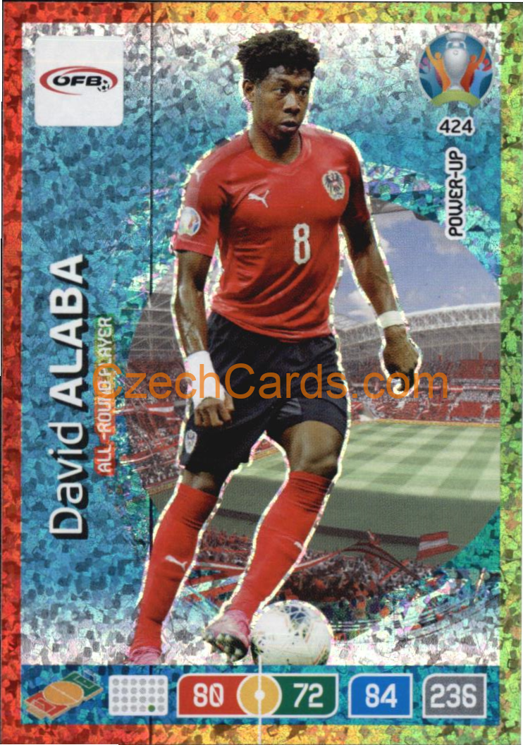 David Alaba Adrenalyn EURO 2020 All-round Player #424