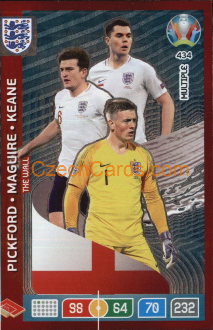 Pickford / Maguire / Keane Adrenalyn EURO 2020 MULTIPLE #434