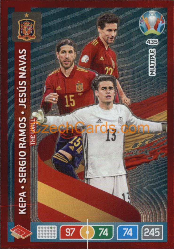 Arrizabalaga / Ramos / Navas Adrenalyn EURO 2020 MULTIPLE #435