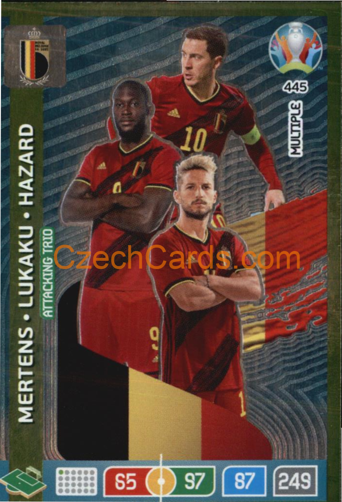 Mertens / Lukaku / Hazard Adrenalyn EURO 2020 MULTIPLE #445