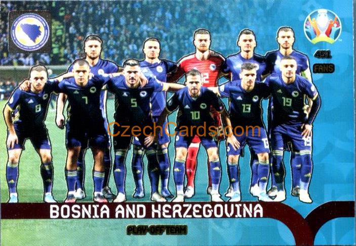 Bosnia and Herzegovina Adrenalyn EURO 2020 Fans #451