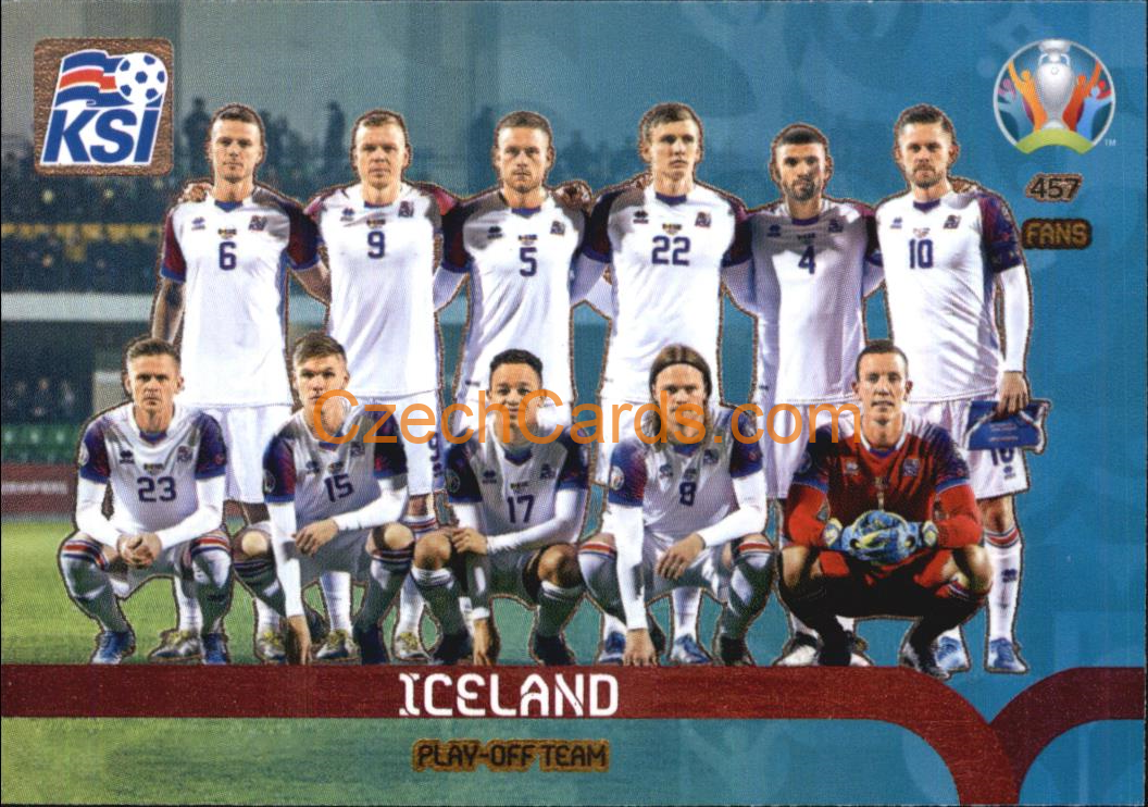 Iceland Adrenalyn EURO 2020 Fans #457