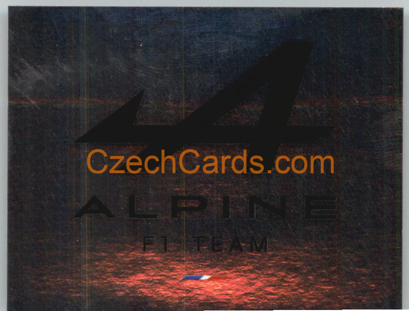 Alpine Team Logos 2021 Topps Formula 1 sticker foil #7