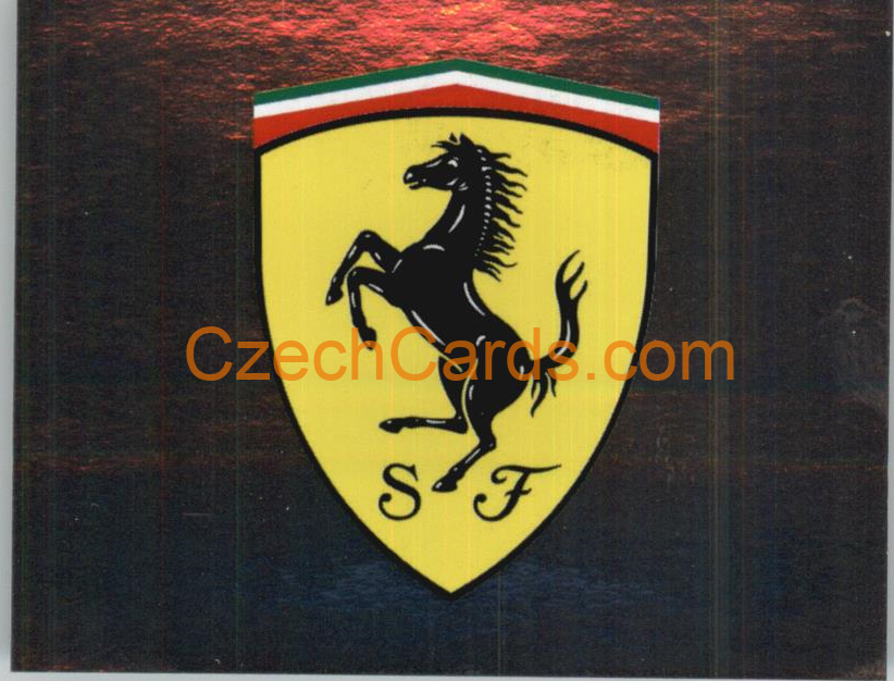 Ferrari Team Logos 2021 Topps Formula 1 sticker foil #8