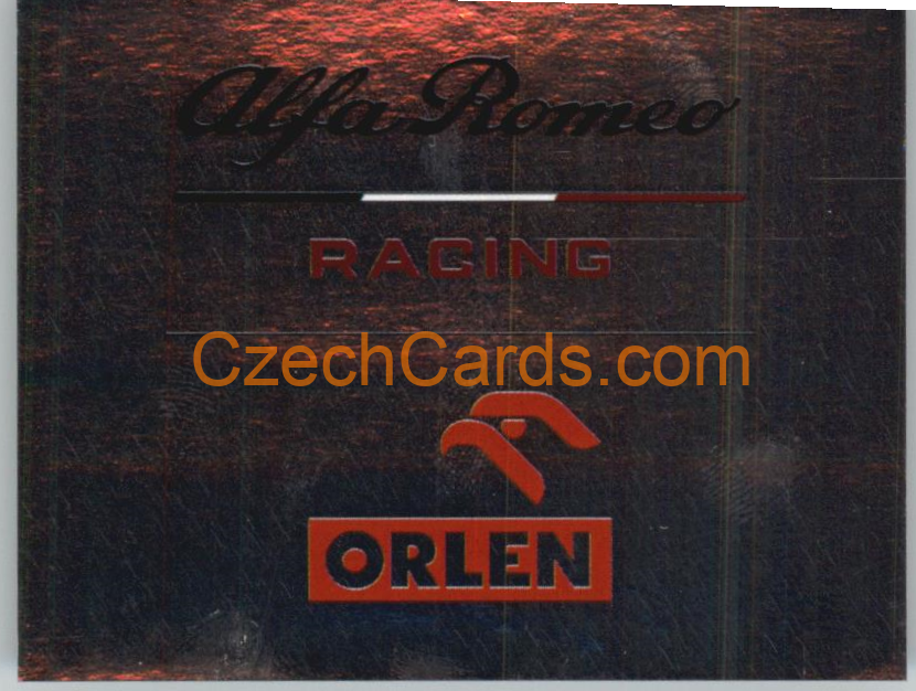 Alfa Romeo Team Logos 2021 Topps Formula 1 sticker foil #10